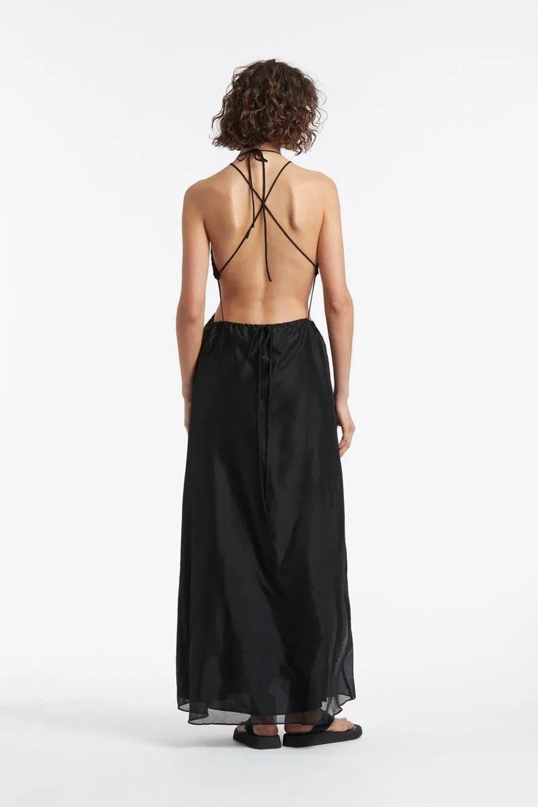 Sir the Label ‘Dimitri open back dress’ for rent on The Volte - main image