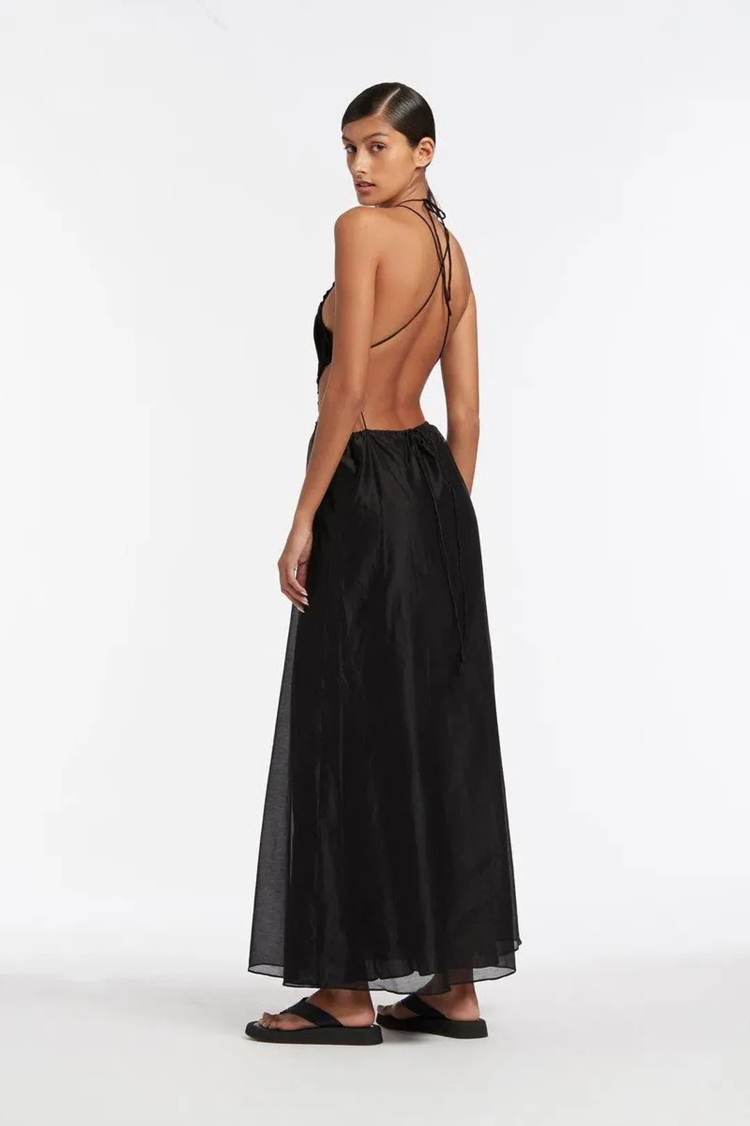 Sir the Label ‘Dimitri open back dress’ for rent on The Volte - main image
