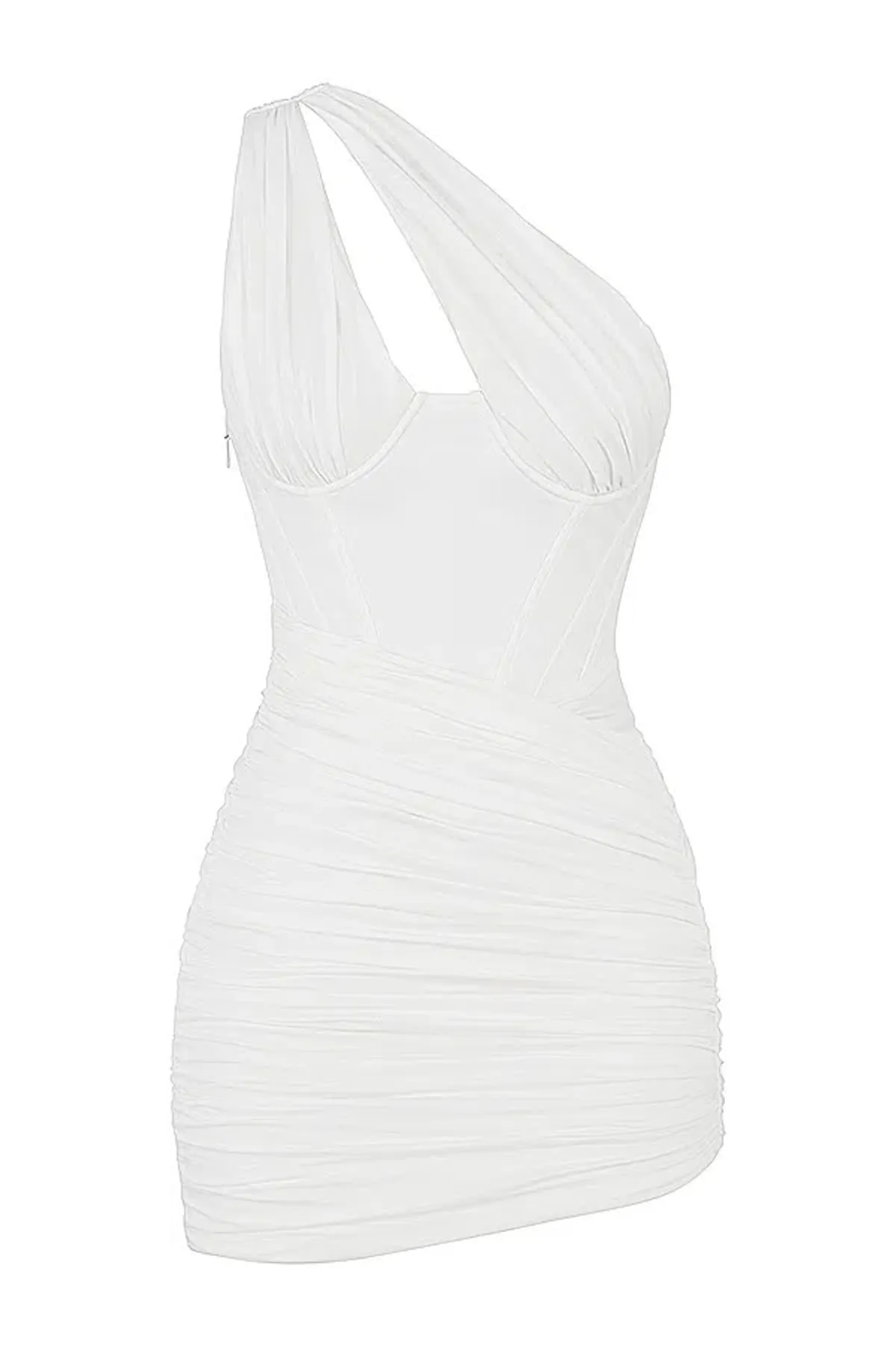 House of CB Clementine Cut Out Mini Dress White Size Small / Au 8 - Image 4