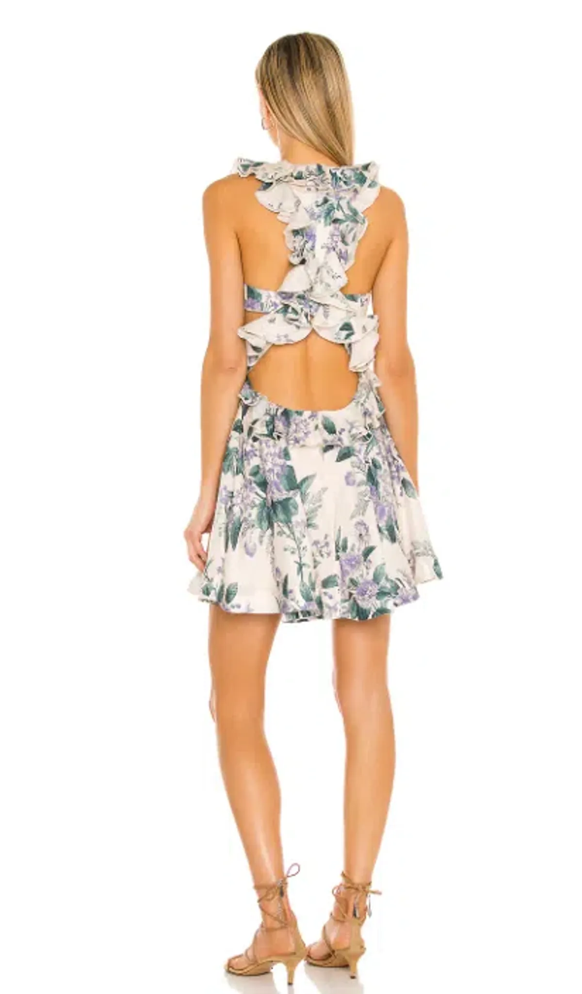 Zimmermann Cassia Ruffle Mini Dress - Image 2