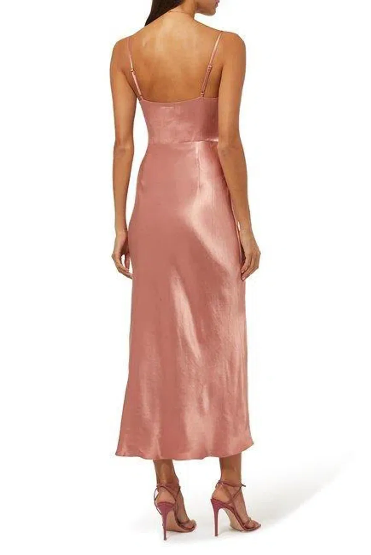 Eloise Lace Up Midi Dress - Image 6