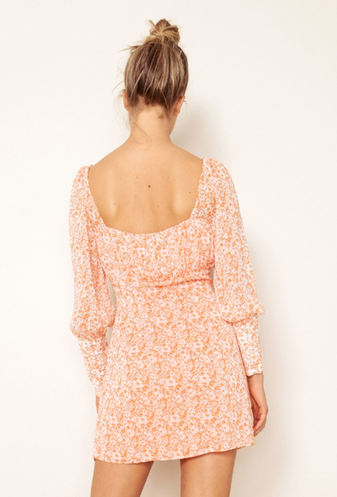 The East Order Peaches Mini Dress Orange Size 8 for rent on The Volte - main image