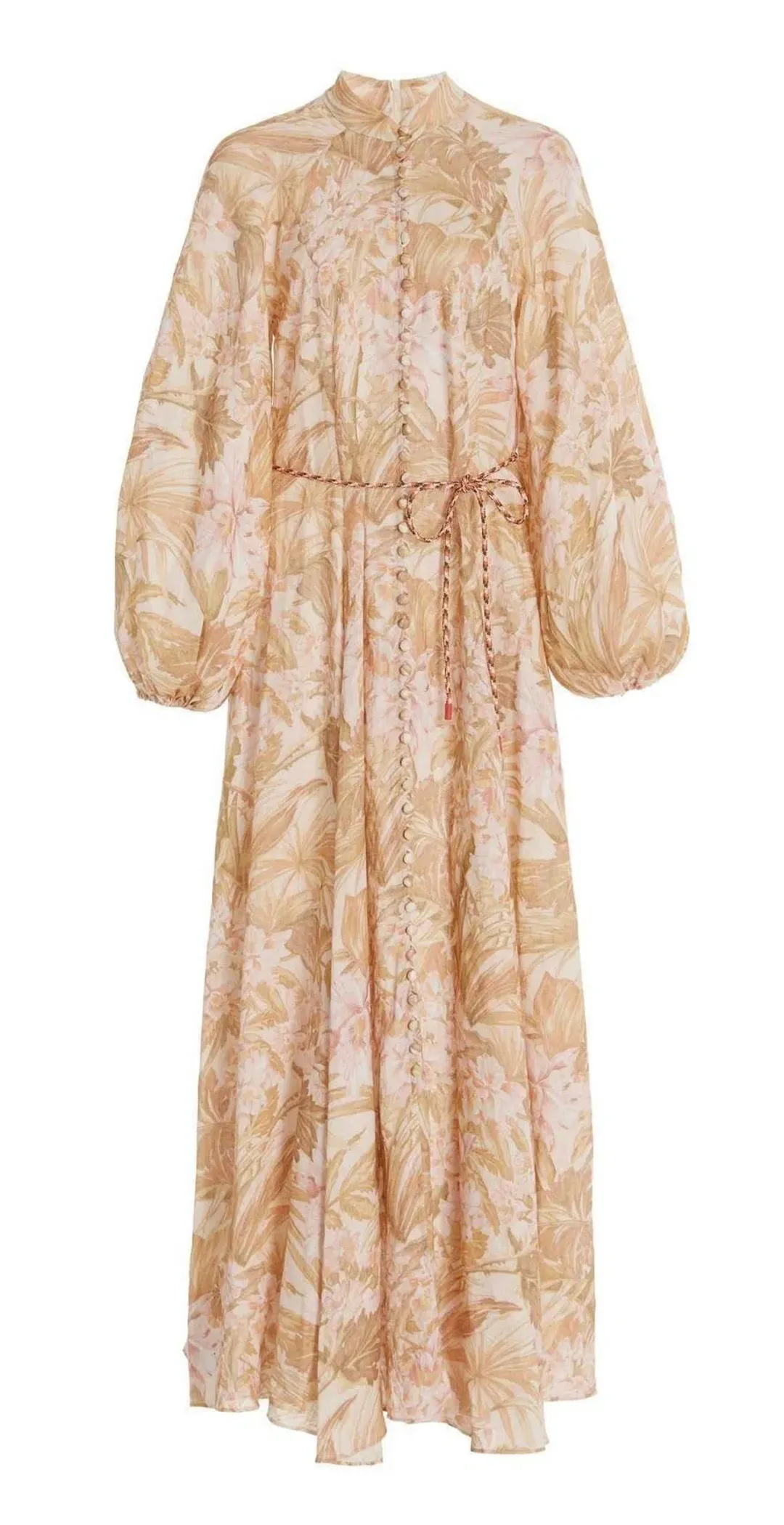 Zimmermann Andie Billow Long Dress Print Size 8 for rent on The Volte - main image