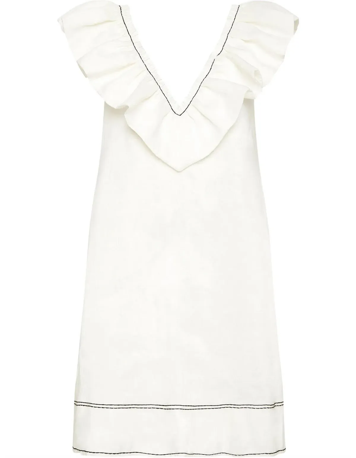 Aje Solitude Sleeveless Mini Dress White Size 10 - Image 5