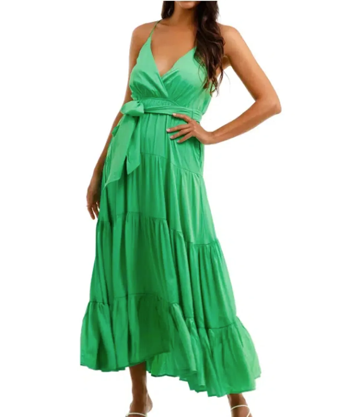 Sheike Mystique Maxi Dress Green Size 6 - Image 3