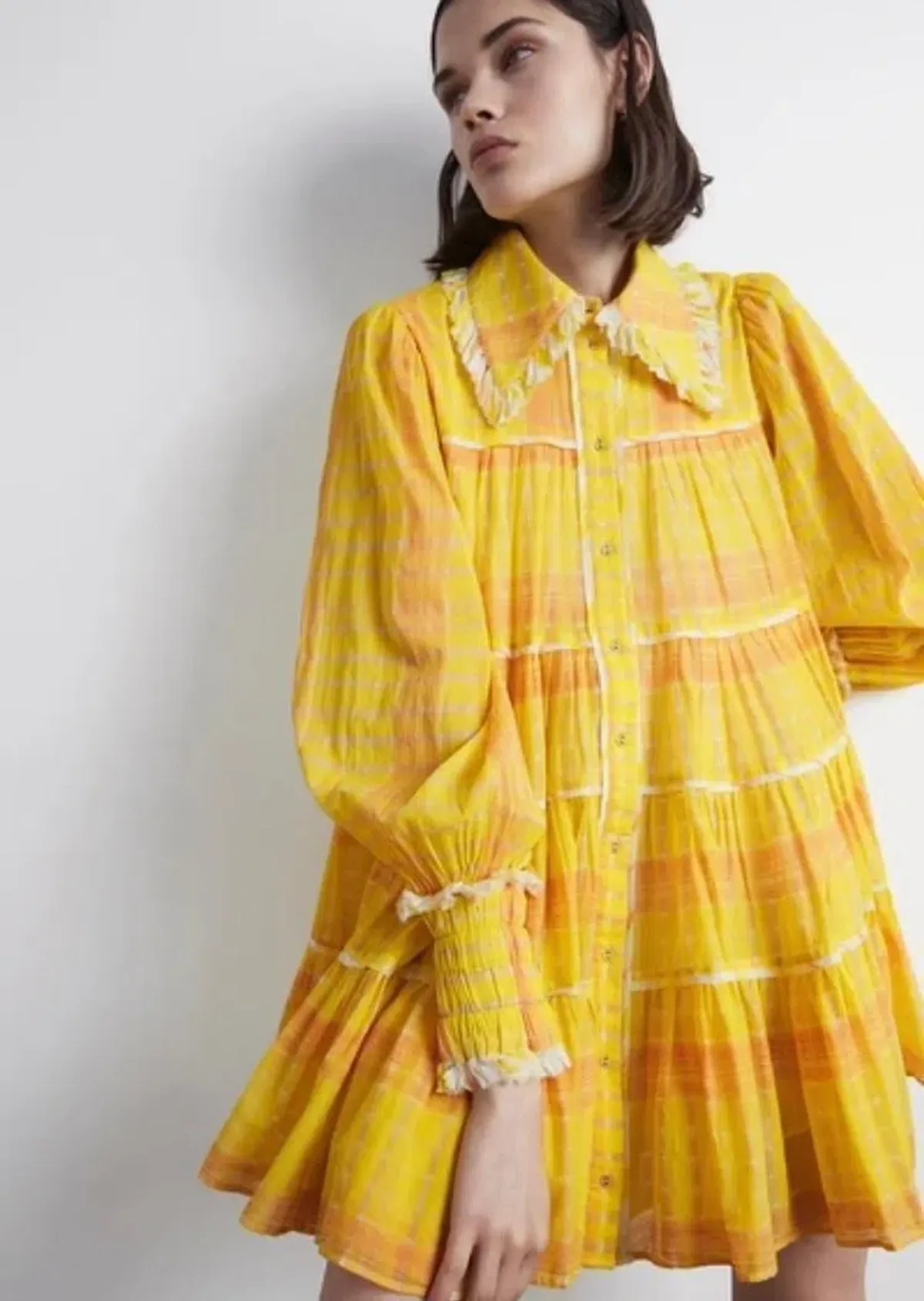 Aje Wilderness Smock Dress Print Size 6 - Image 2