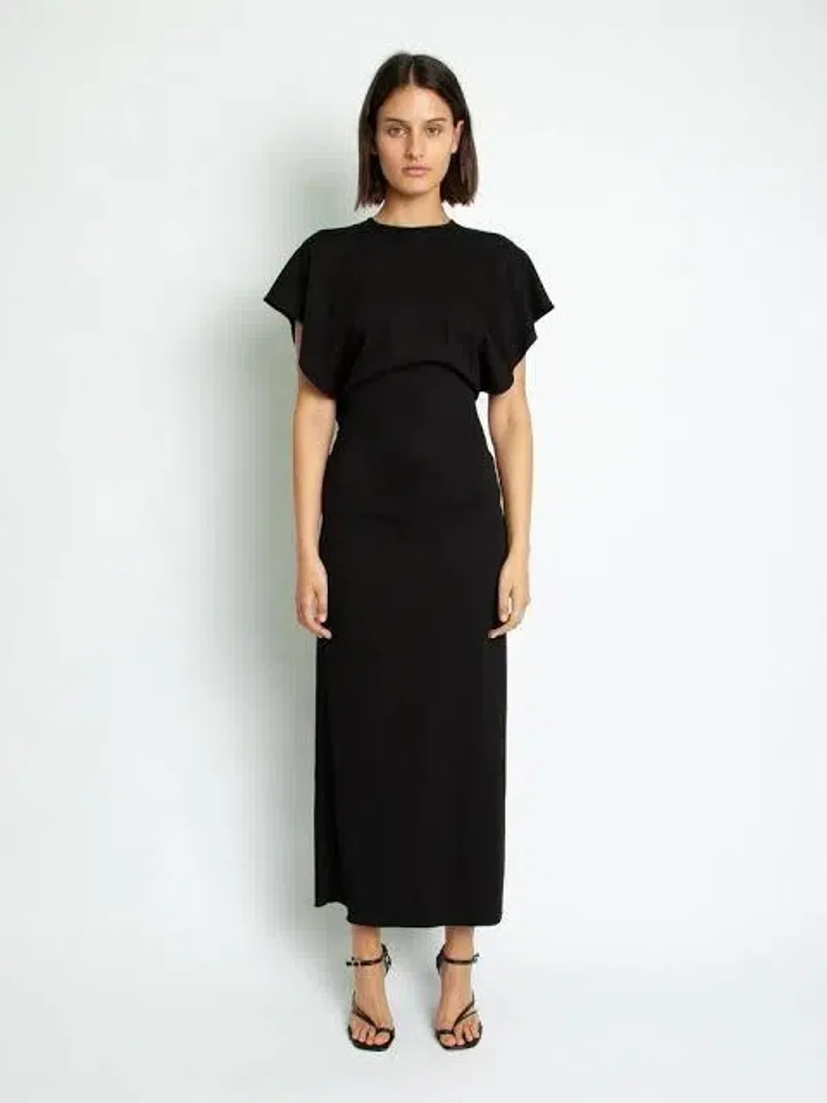 Christopher Esber Knot Back Aulenti Tee Dress Black Size 6 - Image 1