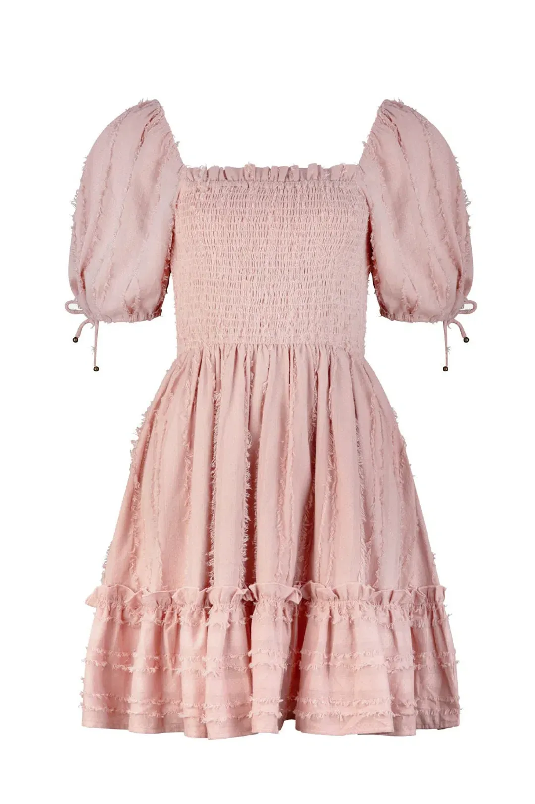 Tigerlilly Okimi Loulou Mini Dress Pink Size 10  for rent on The Volte - main image