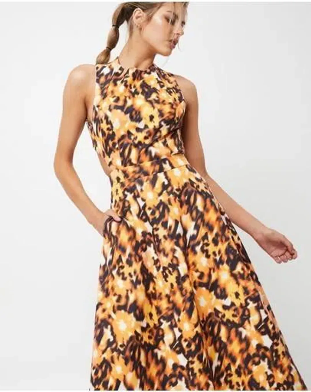 Mossman Inner Guidance Maxi Dress Print Size 10  for rent on The Volte - main image