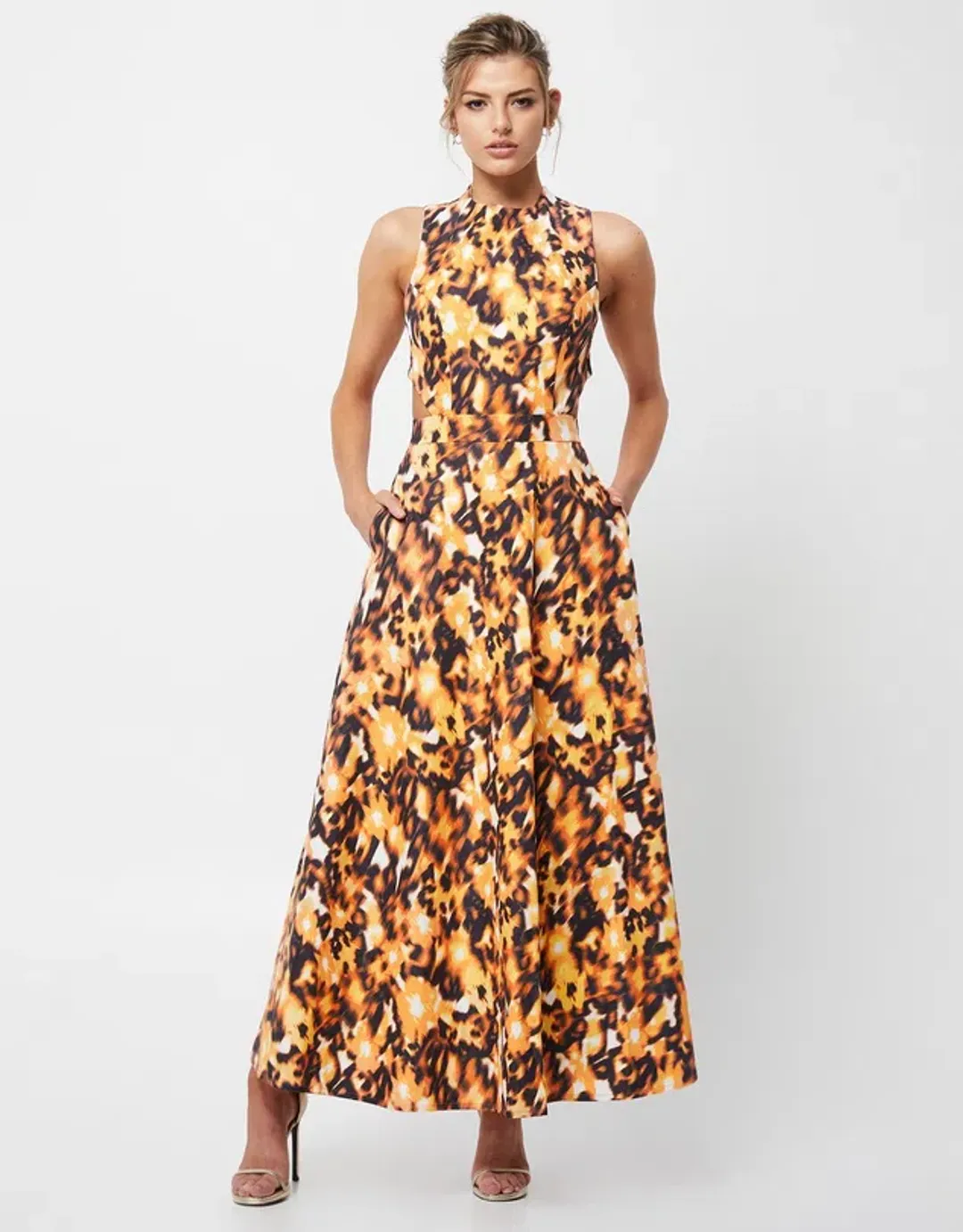 Mossman Inner Guidance Maxi Dress Print Size 12  for rent on The Volte - main image