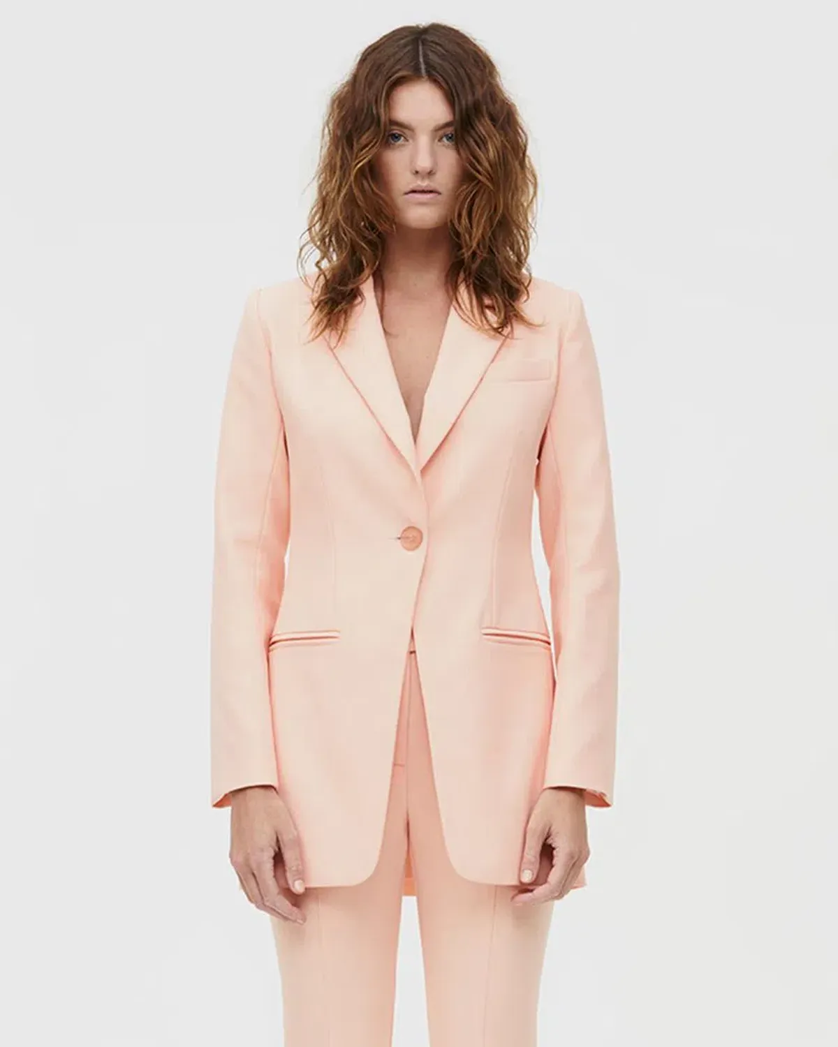 Manning Cartell Pop Swagger Blazer & Pant Set in Peach Size 8 - Image 2