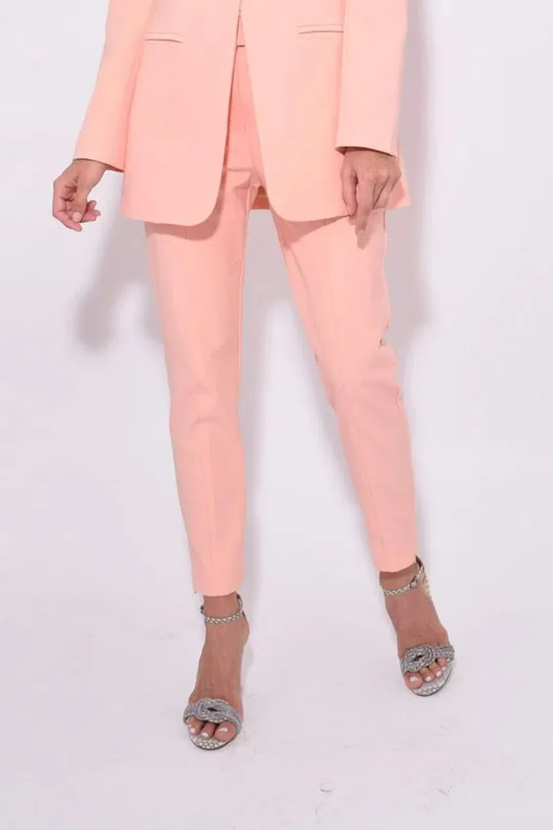 Manning Cartell Pop Swagger Blazer & Pant Set in Peach Size 8 for rent on The Volte - main image