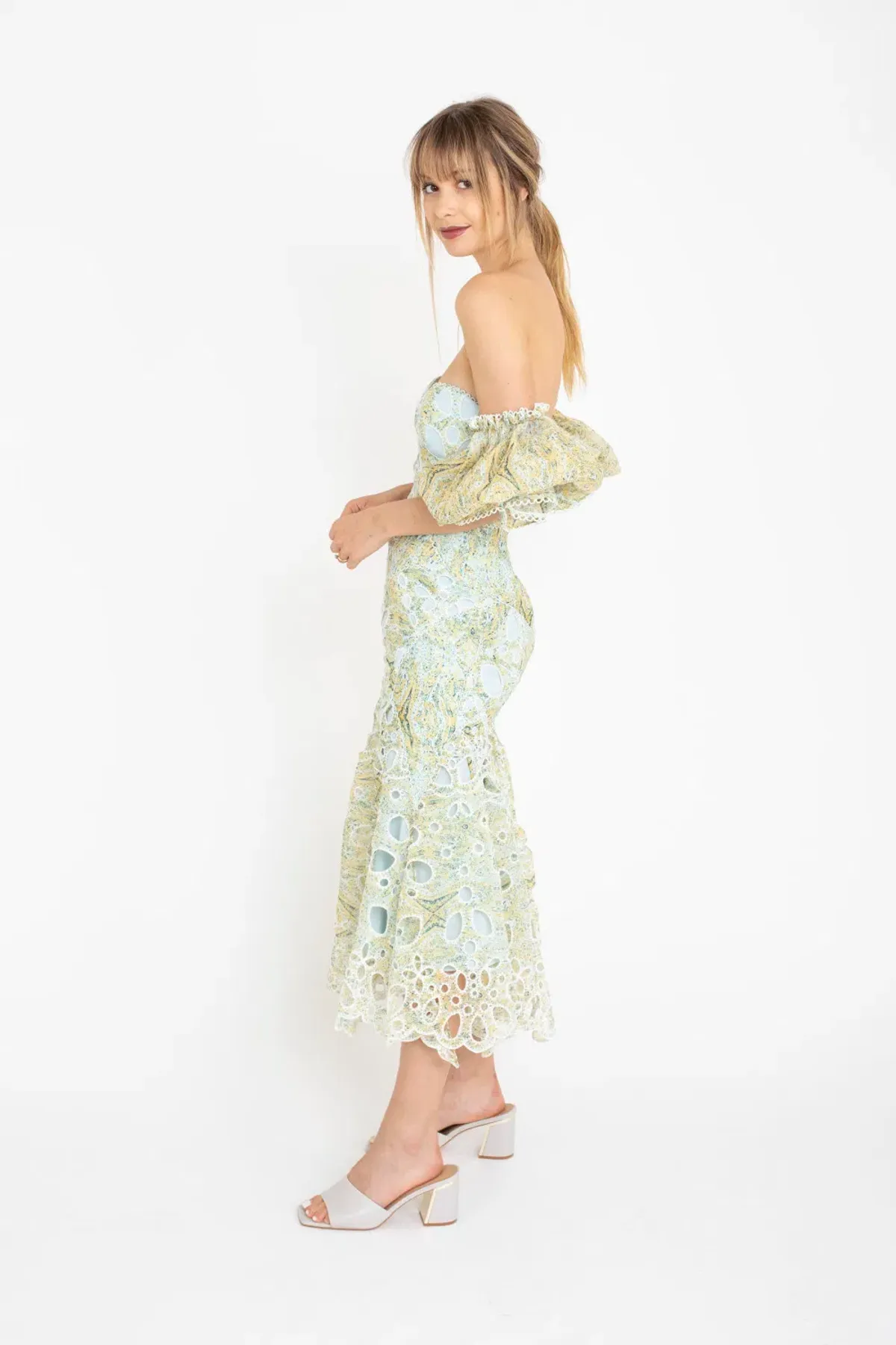 Acler Holland Dress Green Size 6 - Image 6