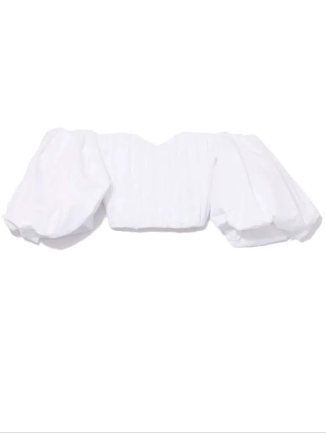 Ellery Bachelorette Rouched Corset Top White Size 10 for rent on The Volte - main image