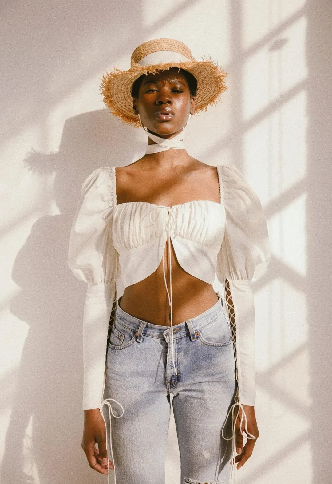 Orseund Iris Princess Top White Size 10 for rent on The Volte - main image