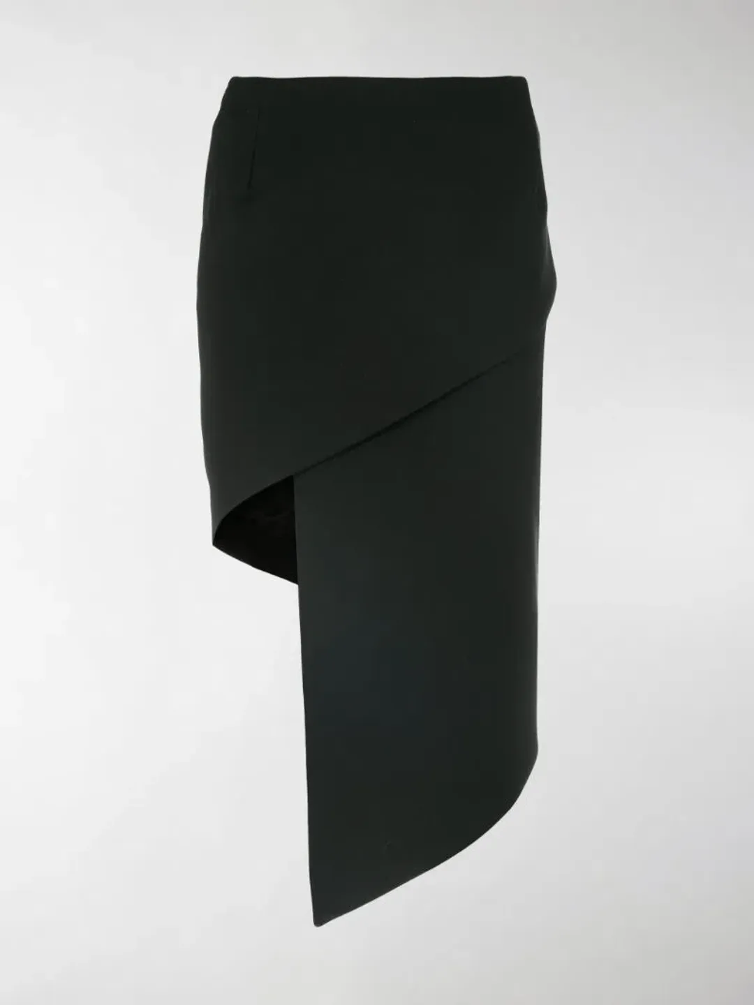 Vetements Asymmetric Fitted Skirt Black Size 8 for rent on The Volte - main image