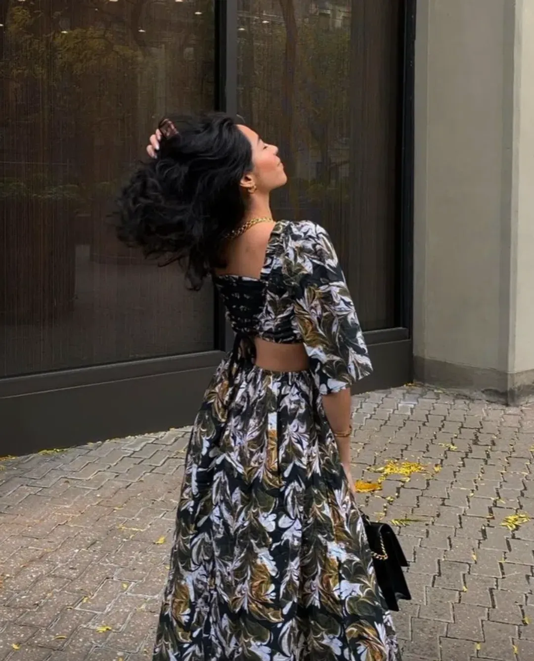 Kinga Csilla Rec Club Marble Lizzie Dress Print Size 6 for rent on The Volte - main image