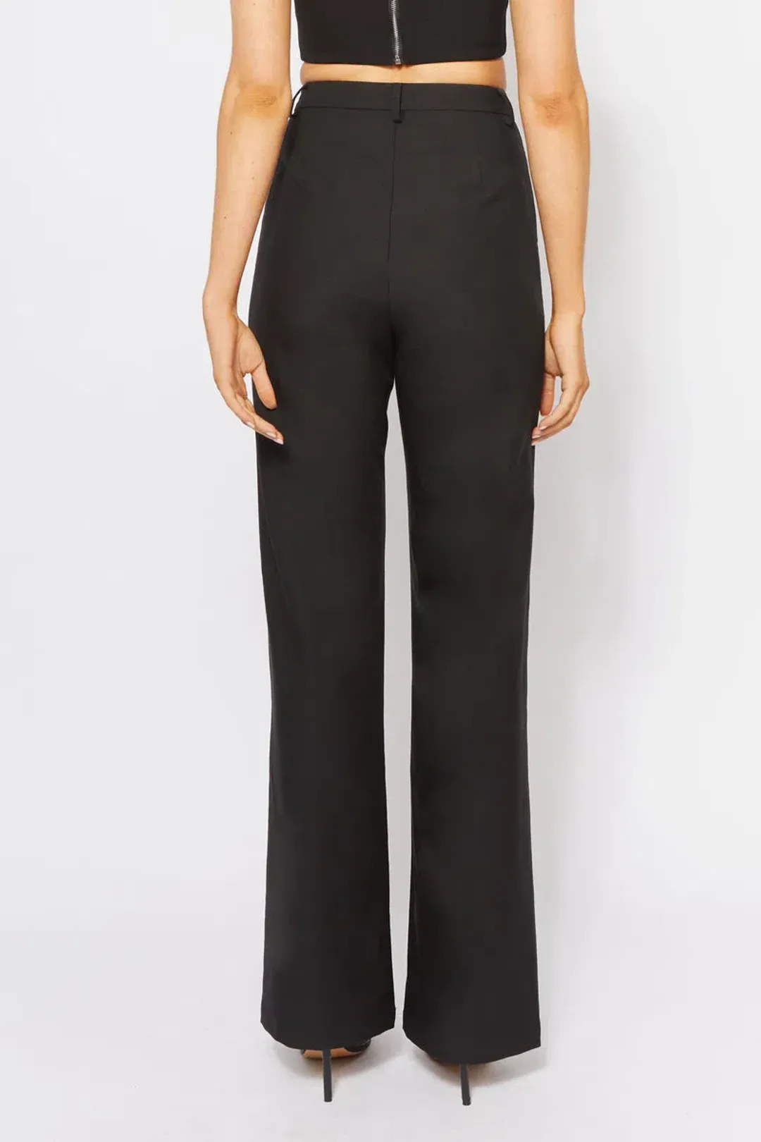Bianca and Bridgett Cartia Crop and Pants Set Black Size 14 for rent on The Volte - main image