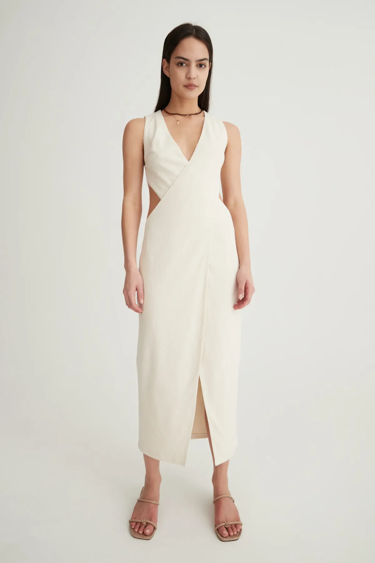 Hansen & Gretel Zenith Dress Sand Size 6 - Image 1