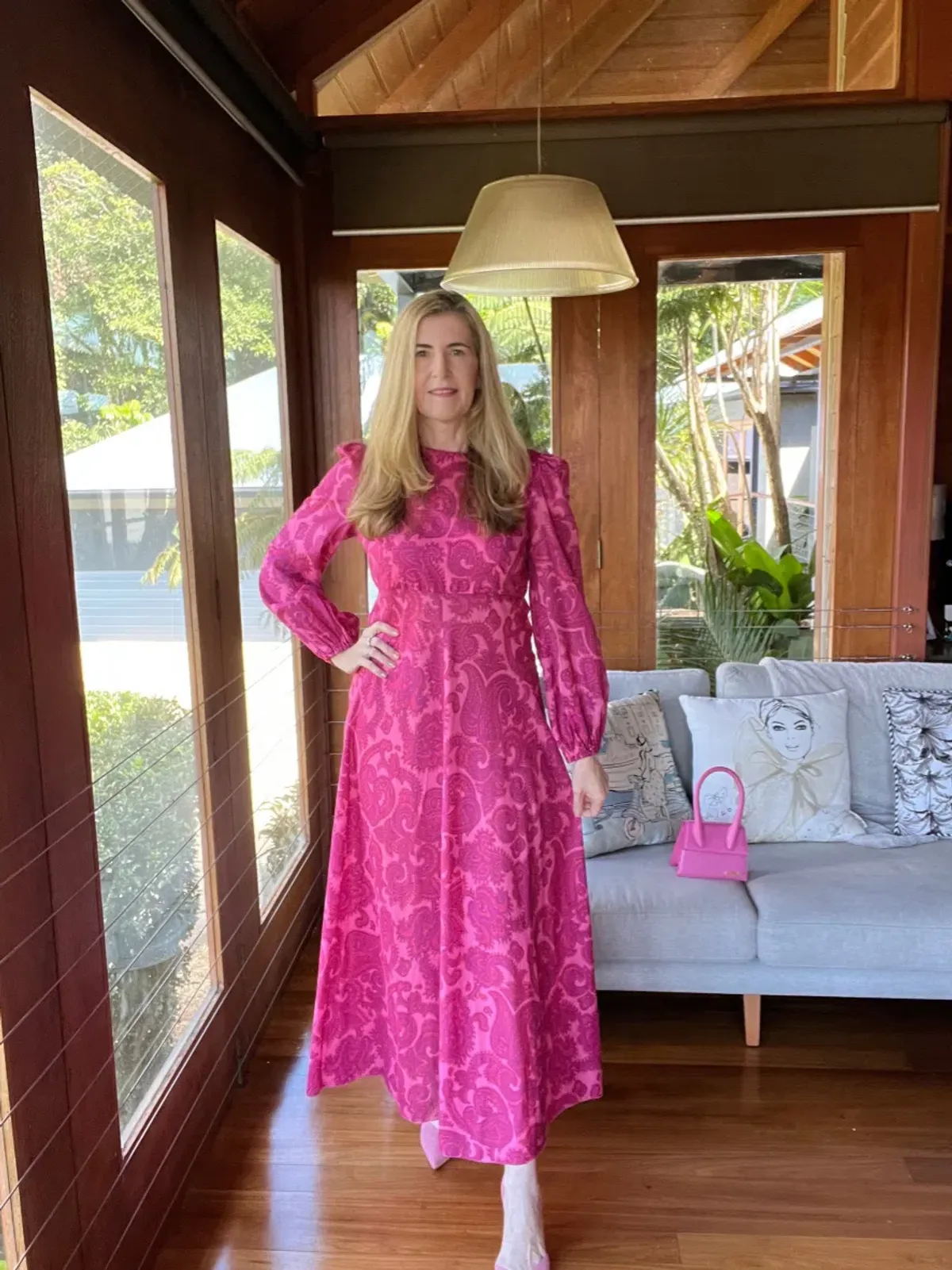 Zimmermann Edie High Neck Dress Print Size 3 / Au 14 - Image 1