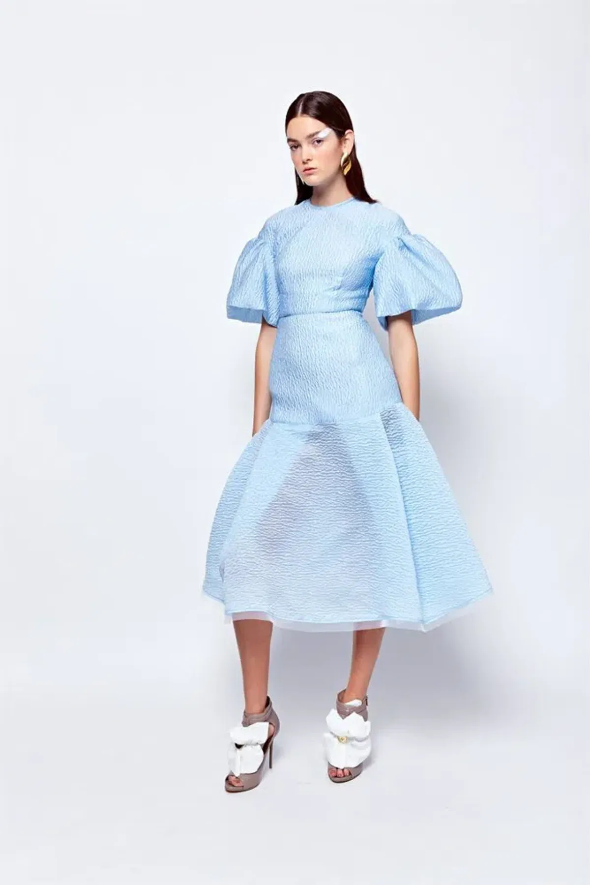 Nicola Finetti Mona Dress Sky Blue Size 6 - Image 1
