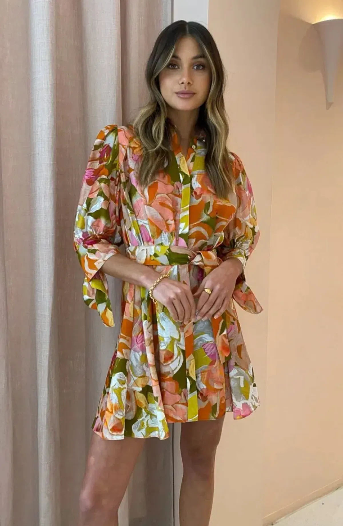 Acler Hendrix Dress Print Size 6 - Image 2