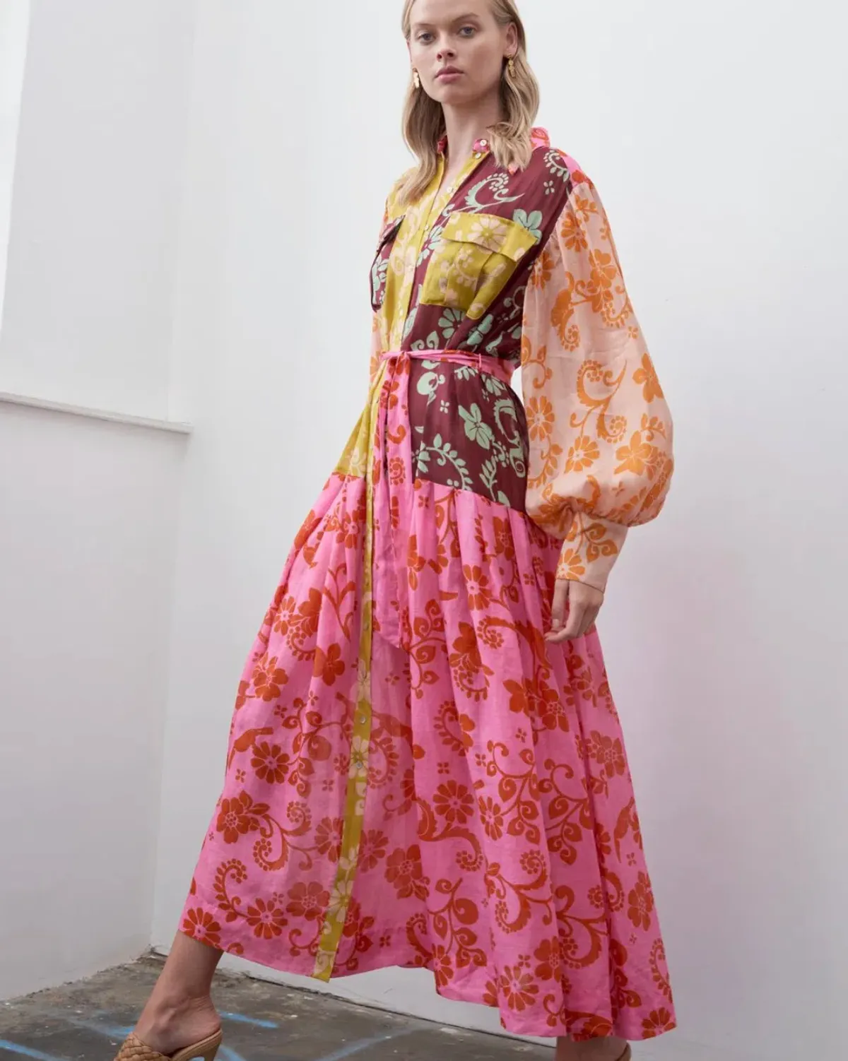 Alemais Luis Dress Print Size 6 - Image 3