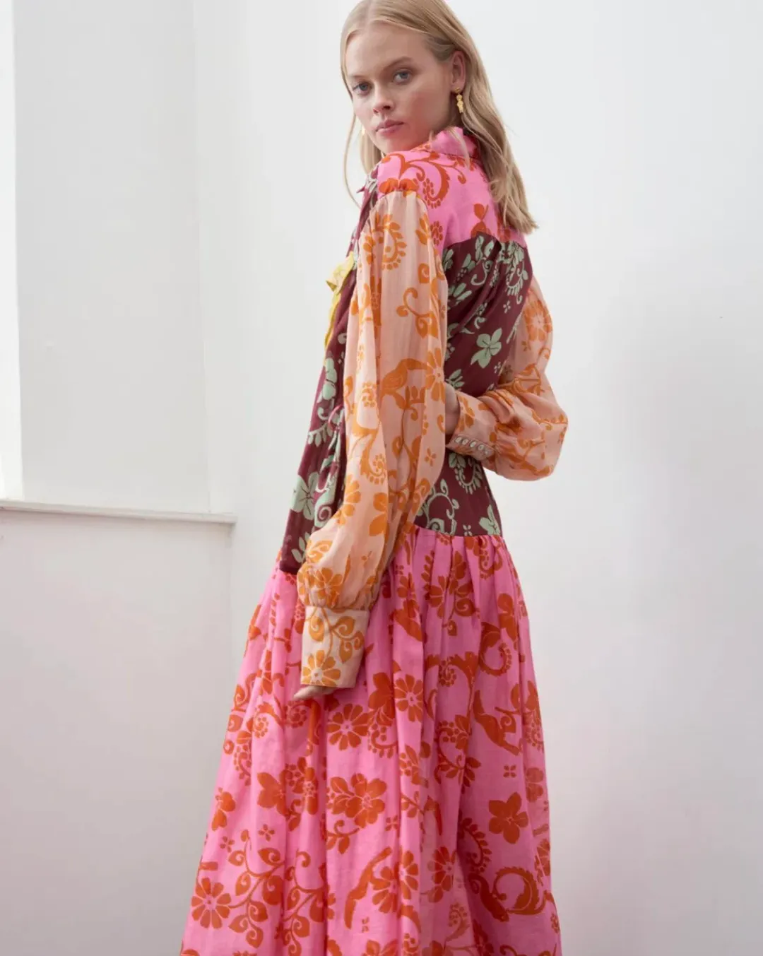 Alemais Luis Dress Print Size 6 for rent on The Volte - main image