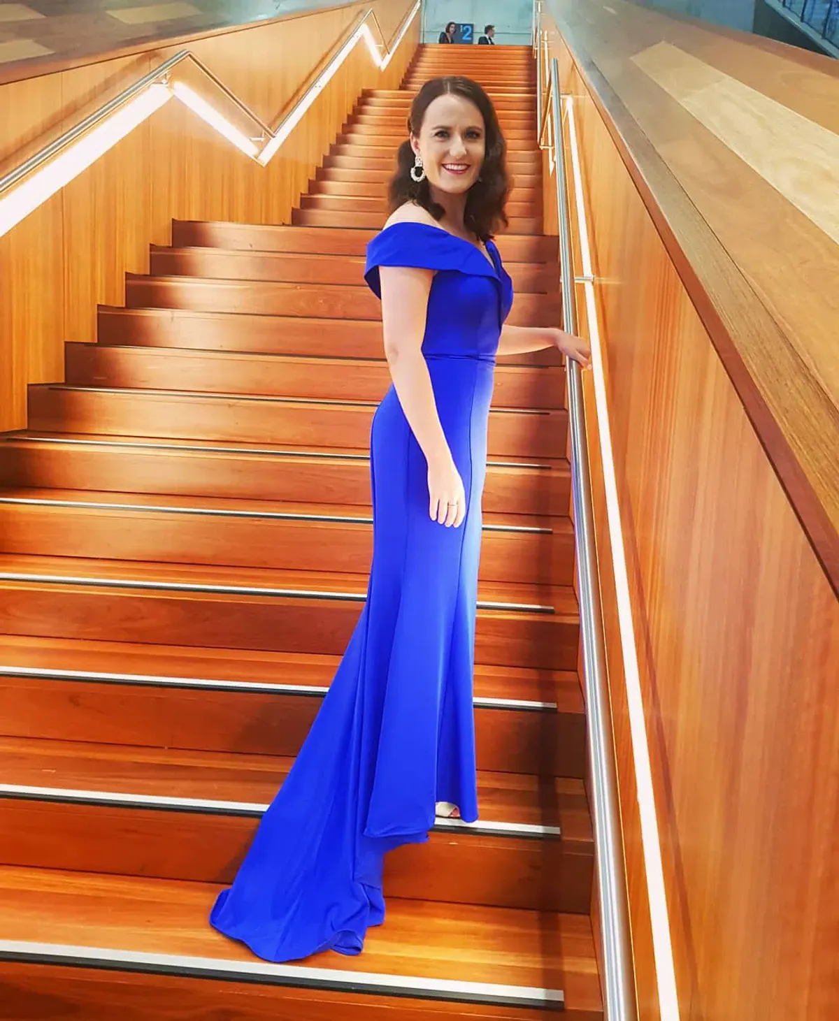 Jadore JX003 Gown Blue Size 10 - Image 4