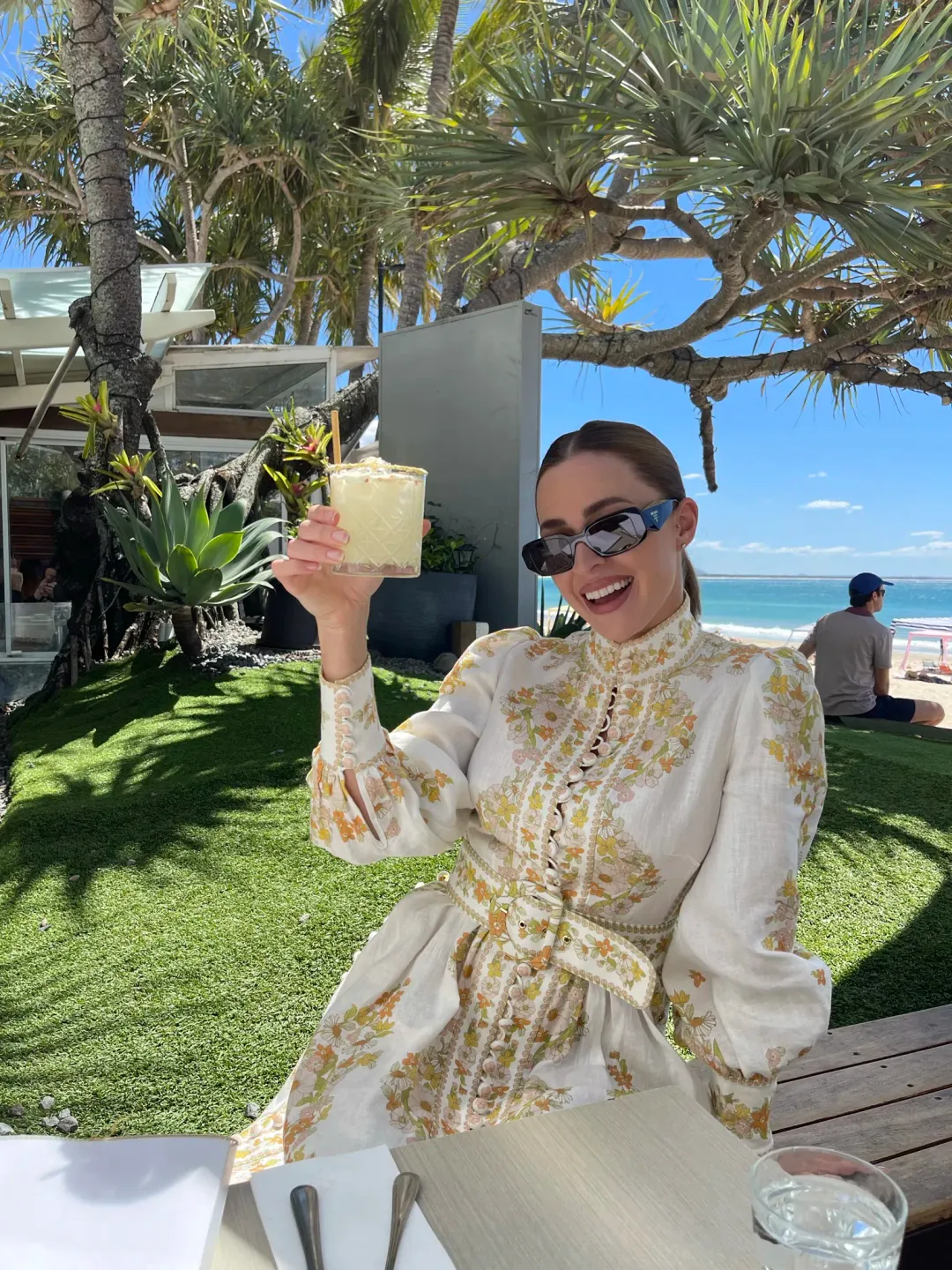 Zimmermann Super Eight Tubular Mini Dress Print Size 8 for rent on The Volte - main image