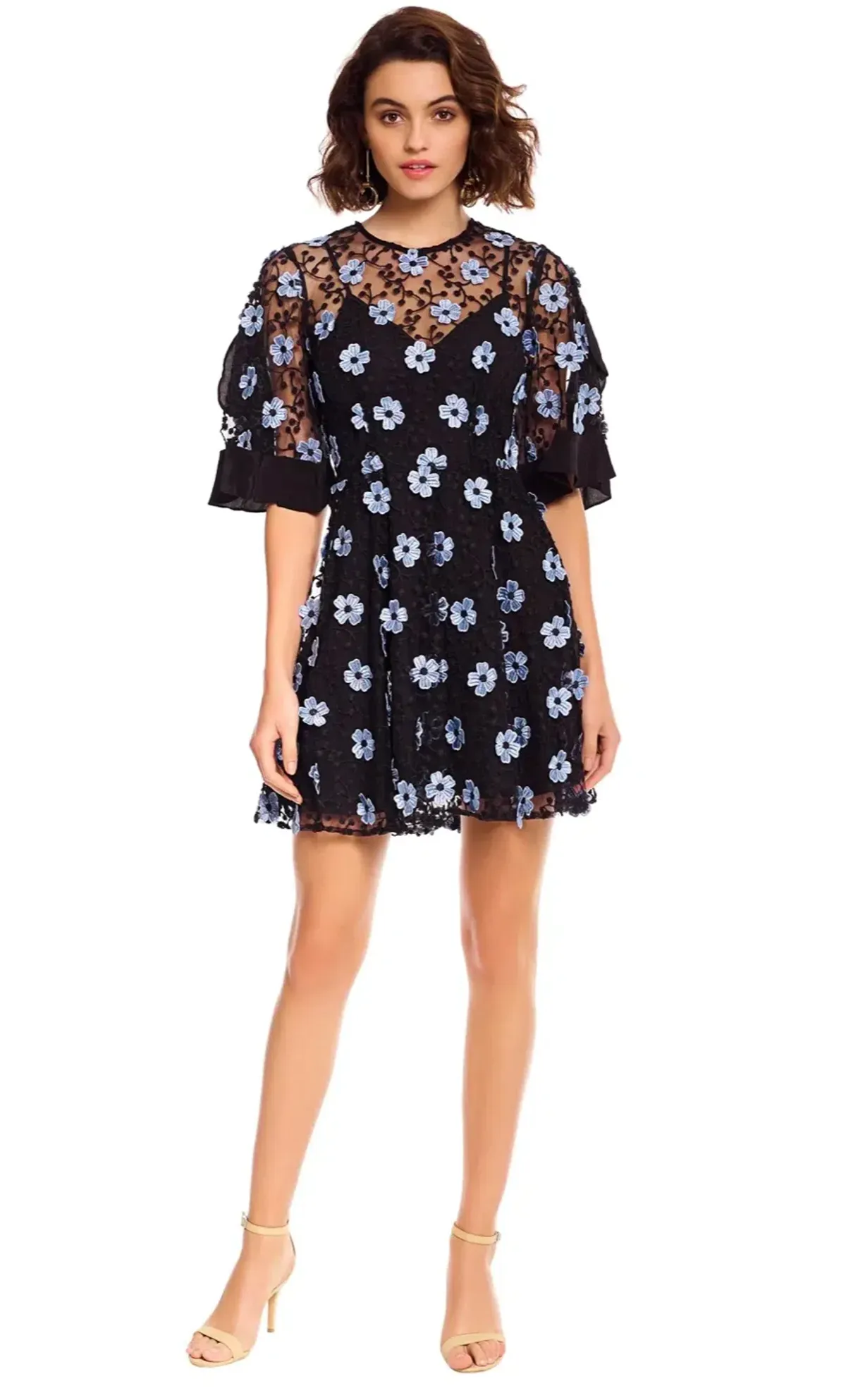 Talulah Crave You Mini Dress Print Size 8 - Image 1