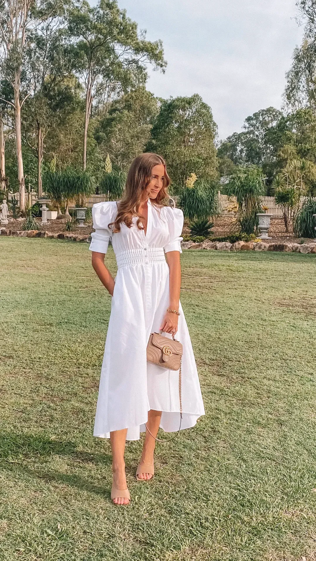 Sass & Bide Electric City White Shirt Dress White Size 6 for rent on The Volte - main image