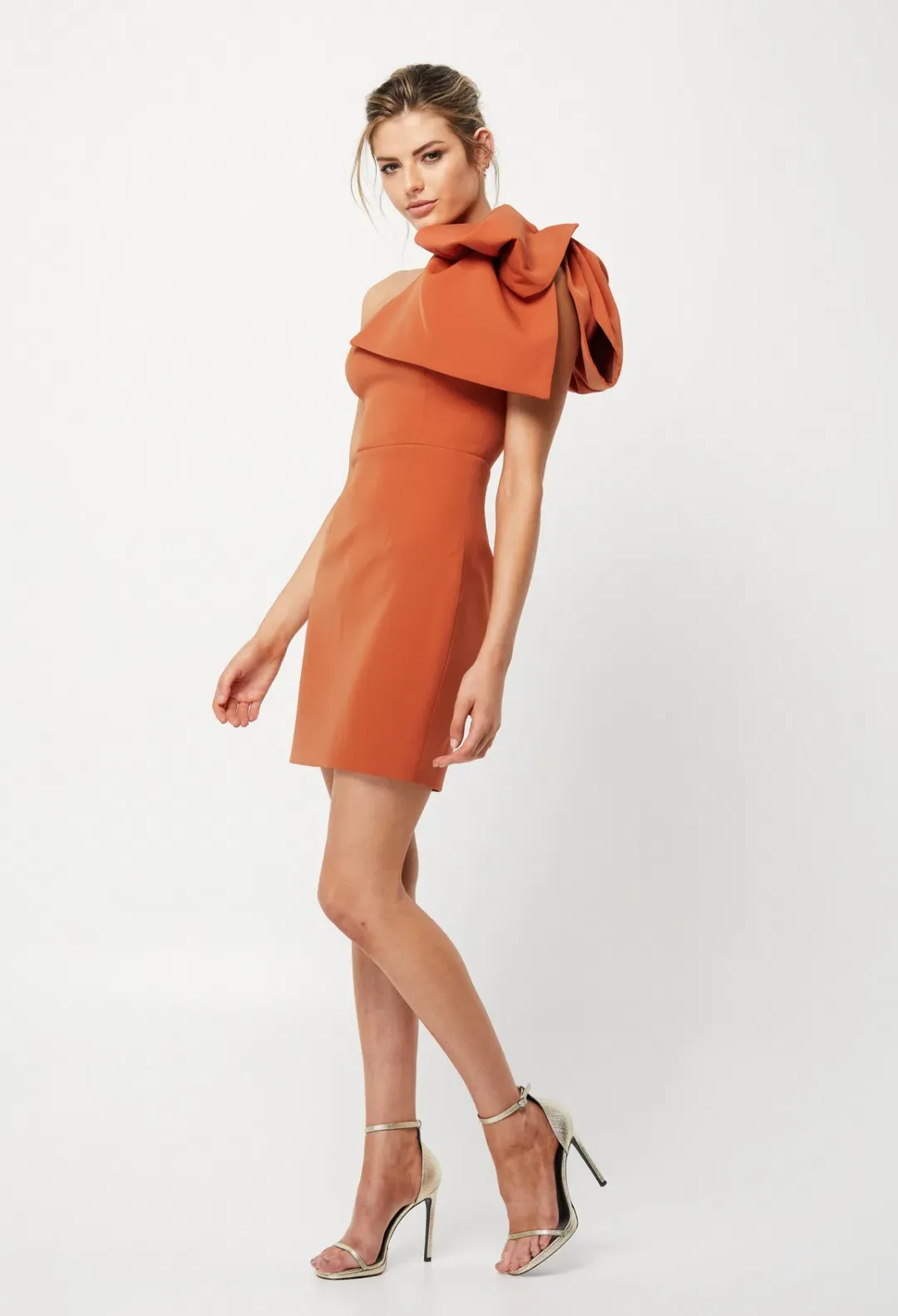 Mossman On The Low Mini Dress Orange Size 8 for rent on The Volte - main image