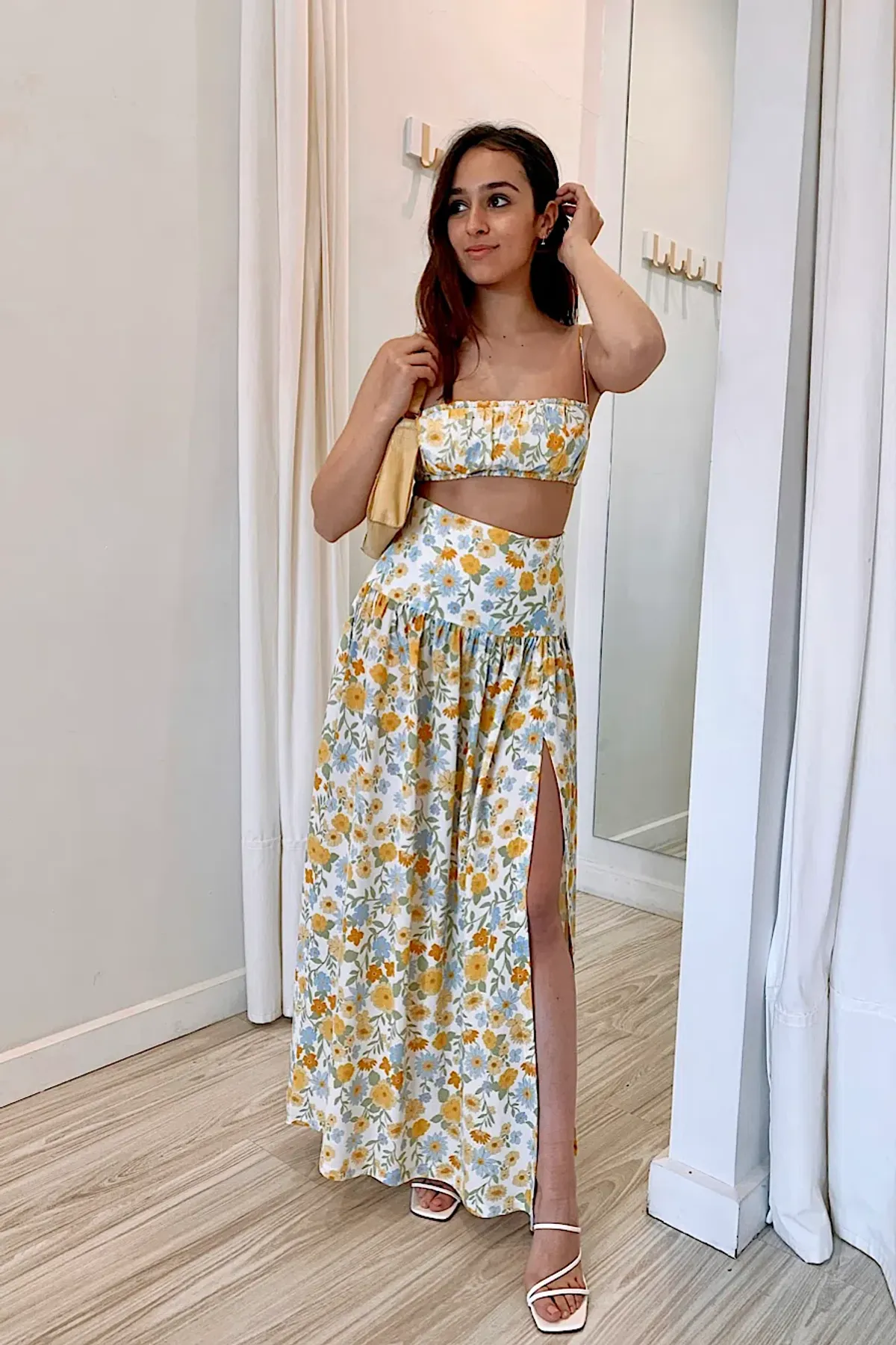 Bec & Bridge Cali Sun Top and Skirt Set Floral Size 8 - Image 9