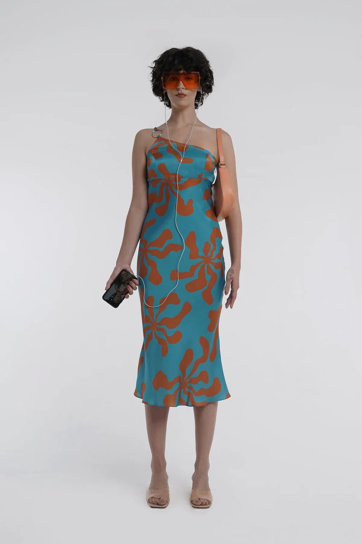 Arthur Bias Ring Dress Hawaii Print Size 8 - Image 1