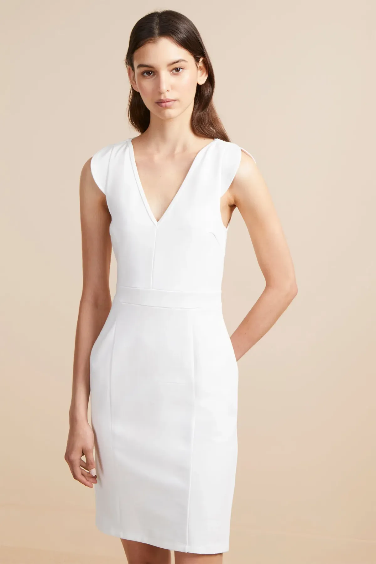 French Connection Lulu Lolo Stretch Bodycon Dress Size 8 - Image 2