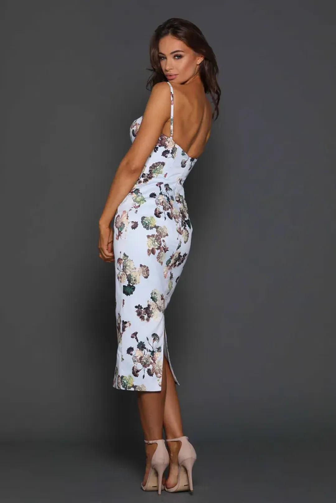 Elle Zeitoune Alannah Vintage Floral Dress Print Size 10 for rent on The Volte - main image