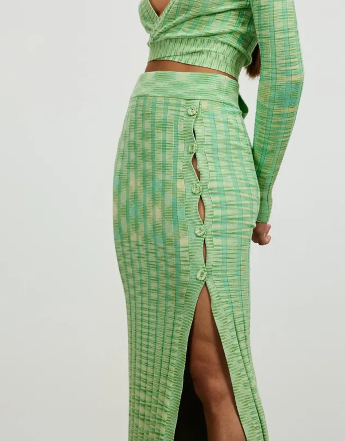 Lover Harriet Knit Top and Midi Skirt Set Print Size 8 - Image 5