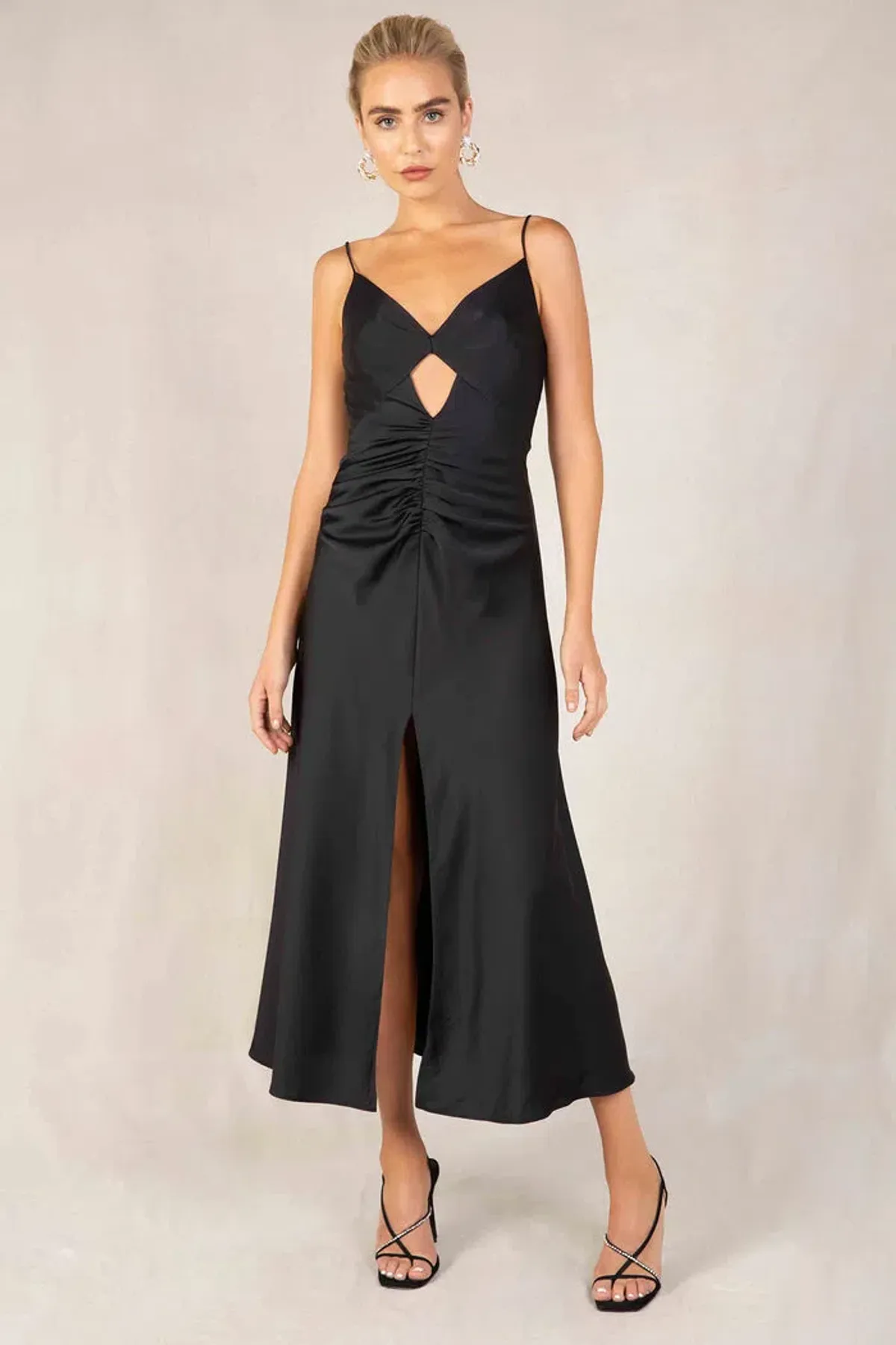 Misha Romancia Midi Dress Black Size 10  - Image 1