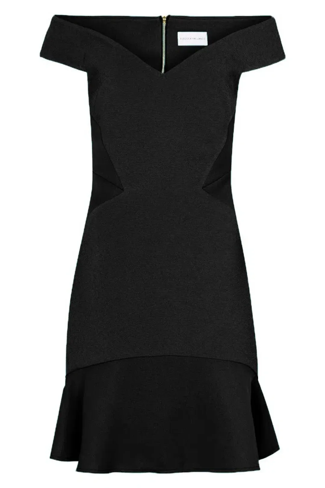 Rebecca Vallance Anise Mini Dress Black Size 8 for rent on The Volte - main image