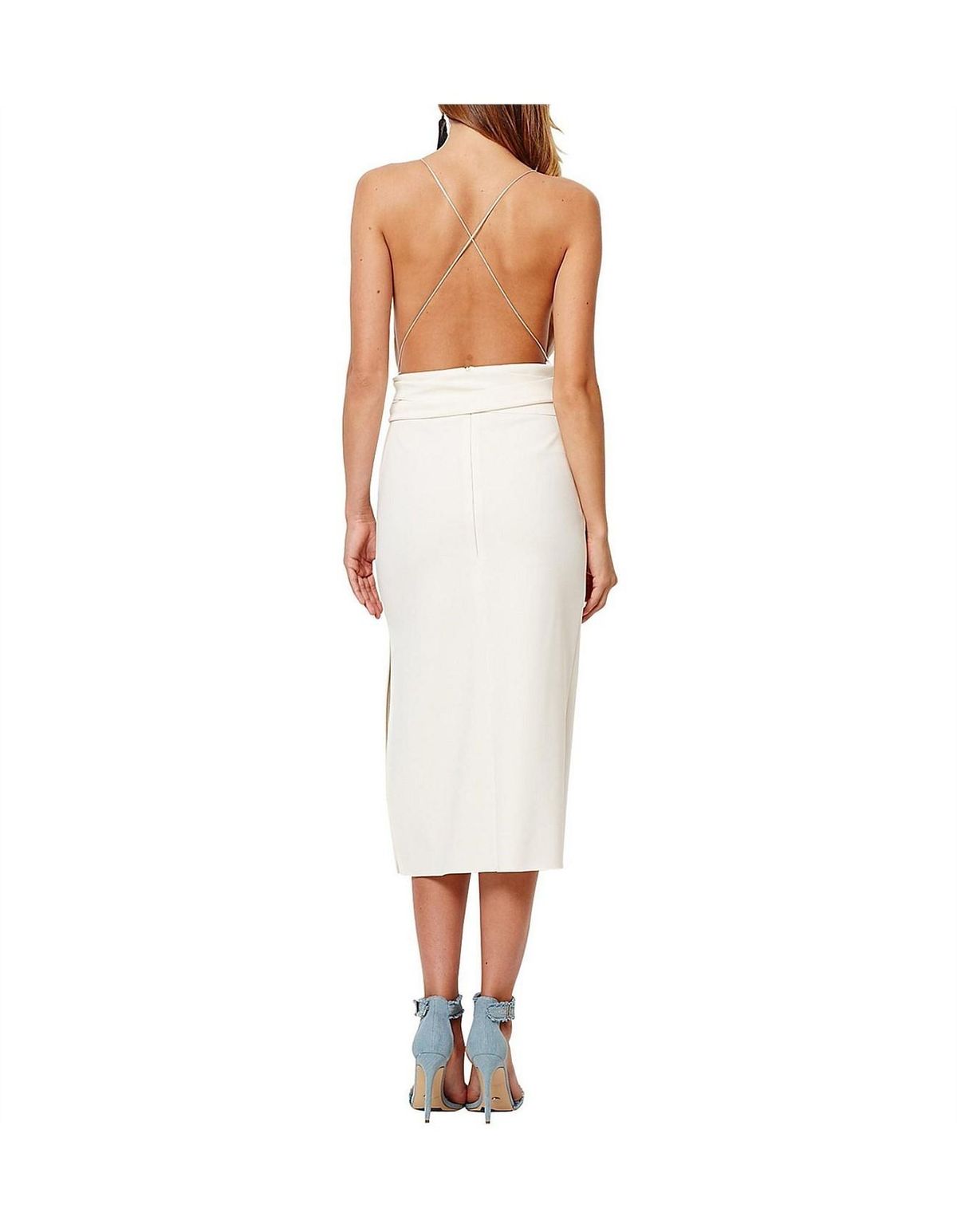 Bec & Bridge Boudoir Tie White Dress size 8 - Image 3