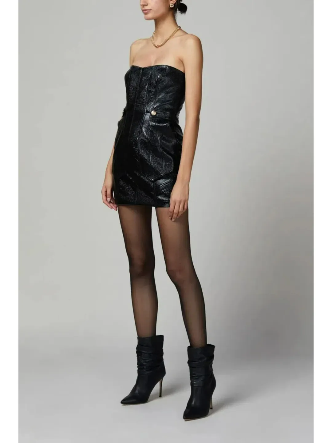 Bec & Bridge Yvette Mini Dress Black Size AU 6 for rent on The Volte - main image