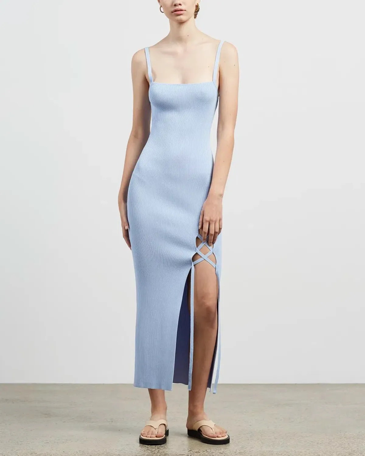 Bec & Bridge Lola Midi Dress Blue Size 12 - Image 1