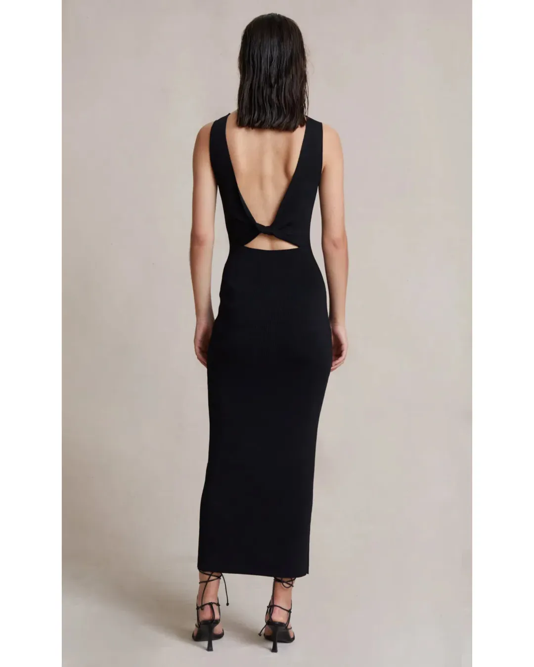 Bec & Bridge Sorbet Summer Midi Dress Black Size AU 8 for rent on The Volte - main image