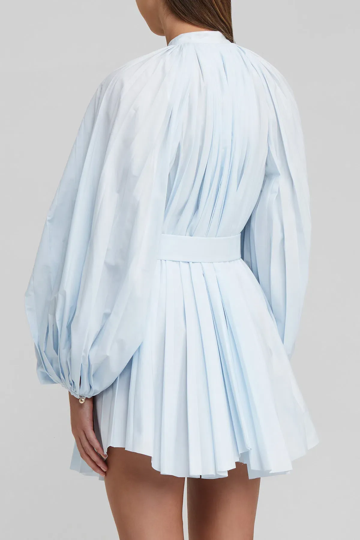 Acler Margot Mini Dress Blue Size 10 - Image 2