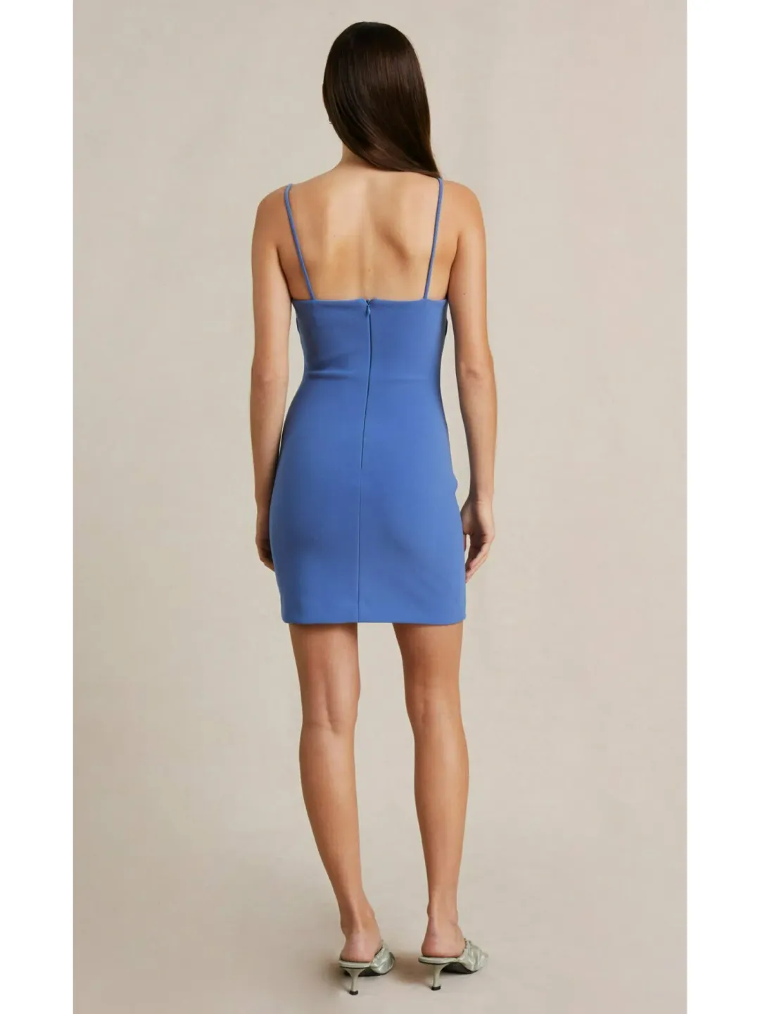 Bec & Bridge Maya Mini Dress Blue Size AU 6 for rent on The Volte - main image