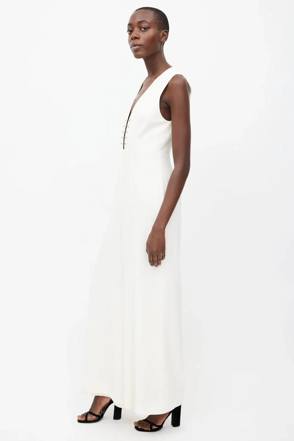 Zimmermann Baton Jumpsuit Pearl Size 8 - Image 5