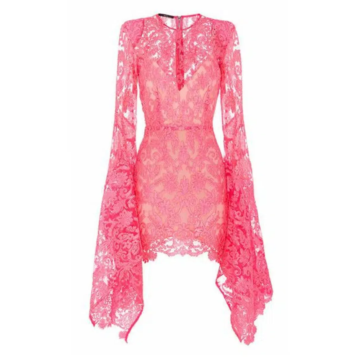 Alex Perry Bartley Lace Dress Pink Size 8 - Image 4