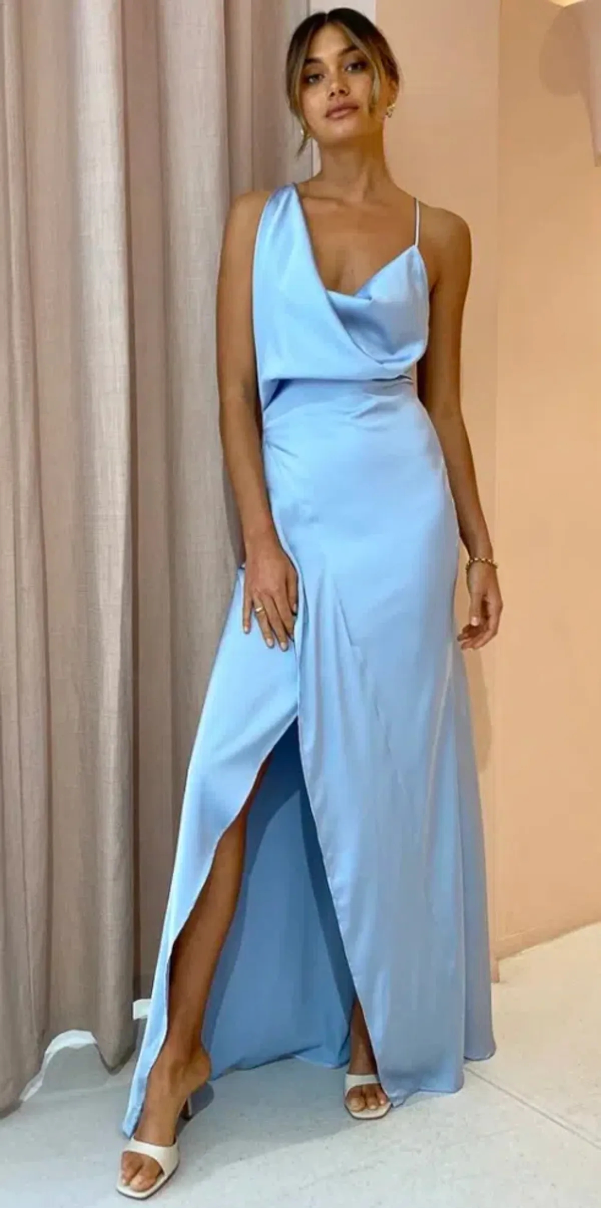 One Fell Swoop Muse Maxi Dress in Carolina Blue Size 8  - Image 3
