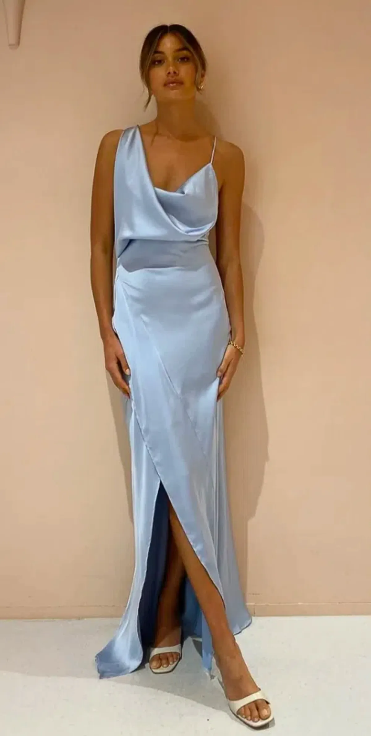 One Fell Swoop Muse Maxi Dress in Carolina Blue Size 8  - Image 6